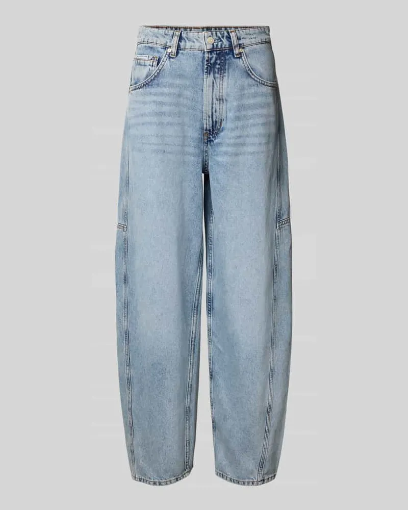 Marc O'Polo Barrel Fit Jeans aus Baumwoll-Mix Jeansblau