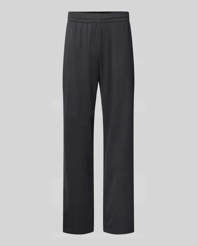 Emporio Armani Sweatpants mit elastischem Bund Black