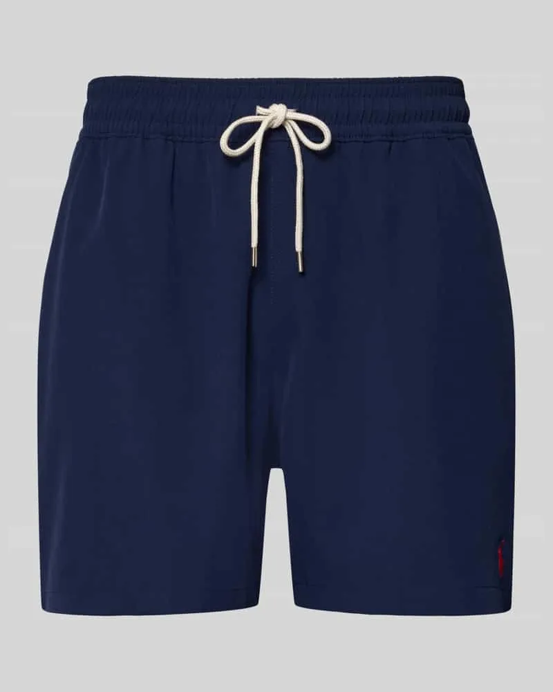 Ralph Lauren Badehose mit elastischem Bund und Label-Stitching Marine