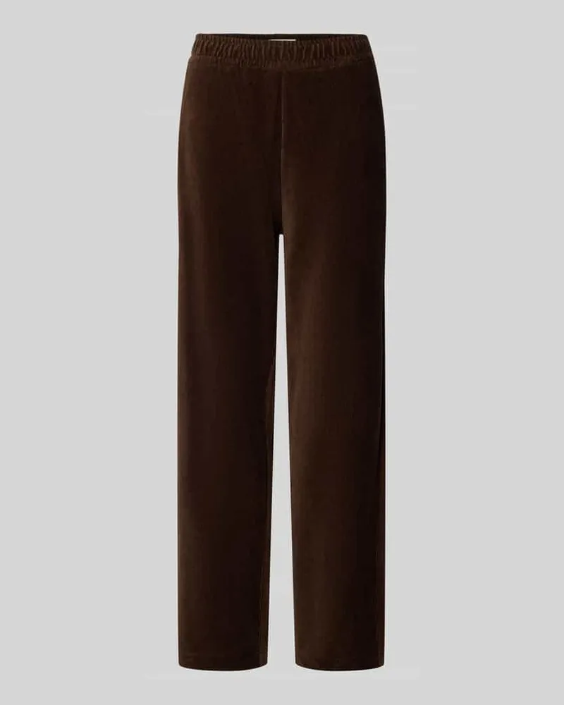 Marc O'Polo Relaxed Fit Cordhose aus reiner Baumwolle Dunkelbraun