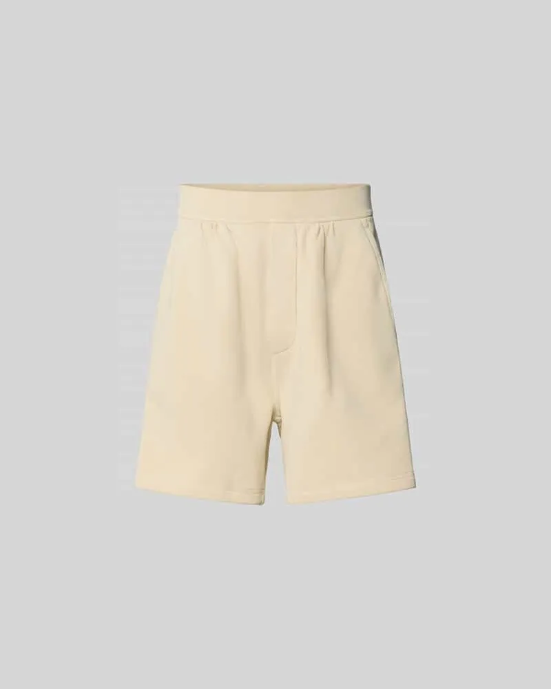 Dsquared2 Sweatshorts mit elastischem Bund Beige