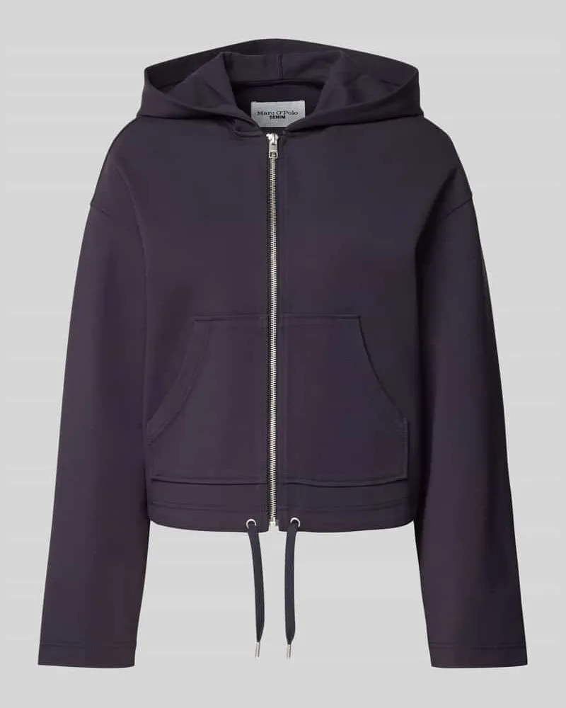 Marc O'Polo Sweatjacke mit Kapuze Marine