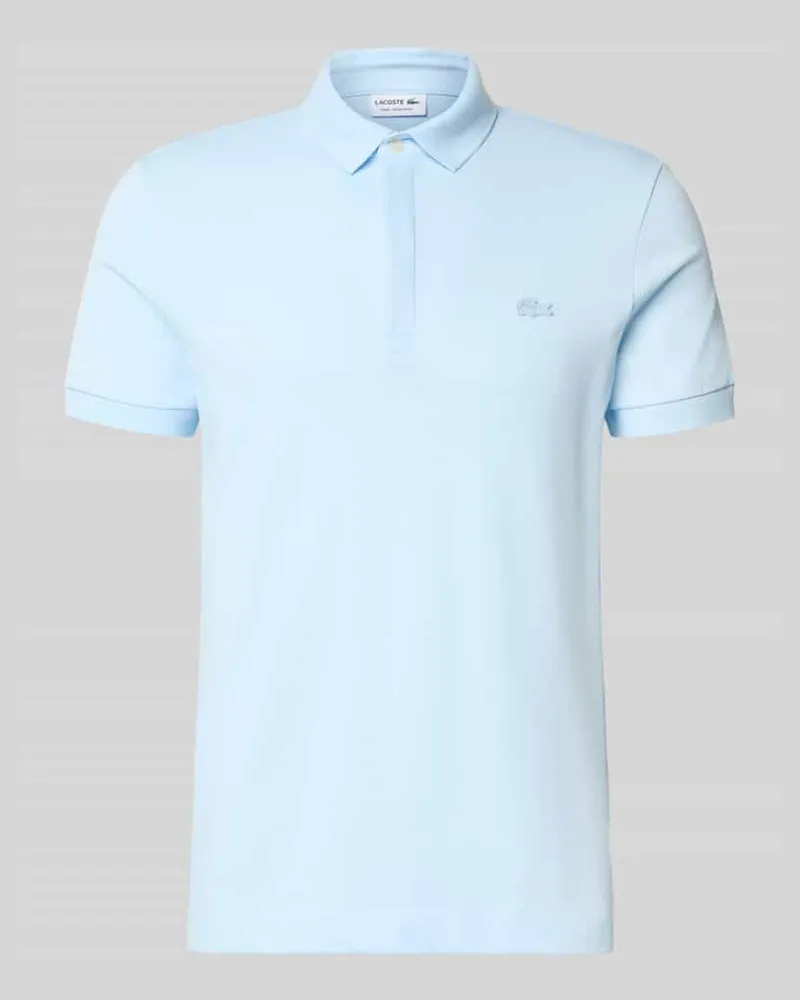 Lacoste Regular Fit Poloshirt aus Baumwoll-Mix Hellblau