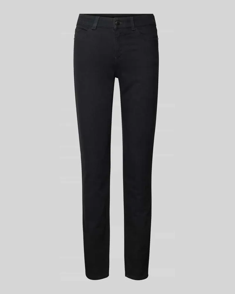 Emporio Armani Skinny Fit Jeans mit 5-Pocket-Design Black
