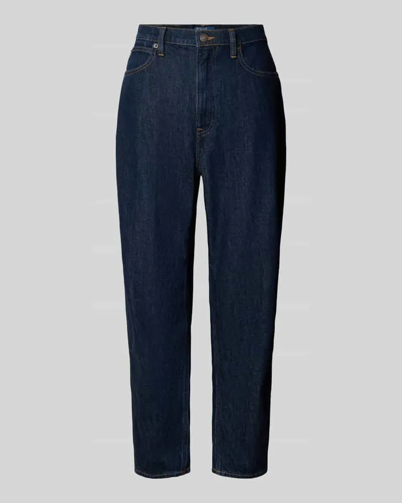 Ralph Lauren Straight Leg Jeans im 5-Pocket Design Dunkelblau