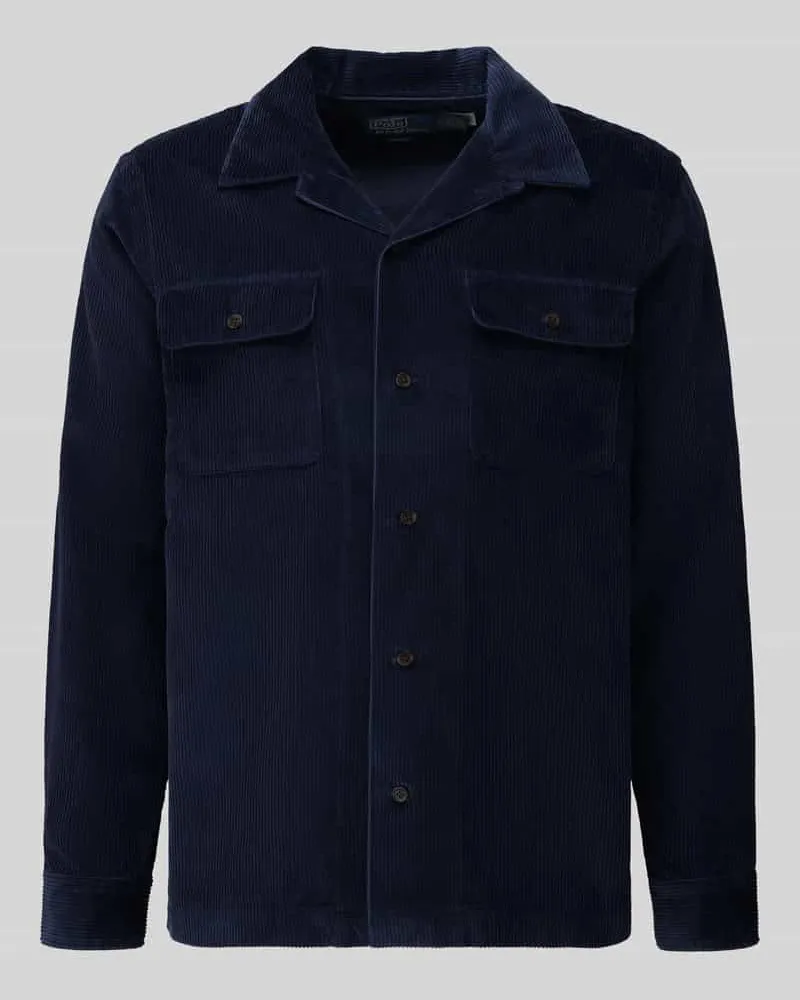 Ralph Lauren Relaxed Fit Freizeithemd aus reiner Baumwolle Marine