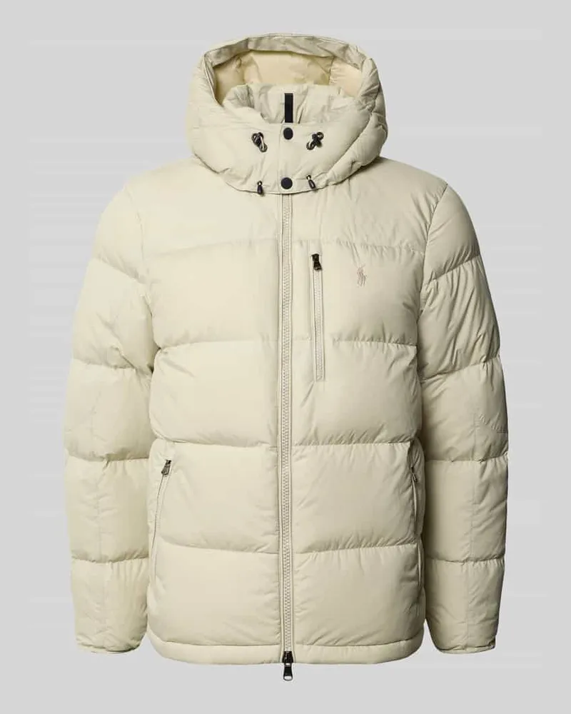 Ralph Lauren Daunenjacke mit Logo-Stitching Beige