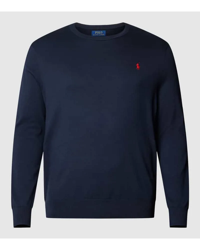 Ralph Lauren Strickpullover mit Rundhalsausschnitt Marine