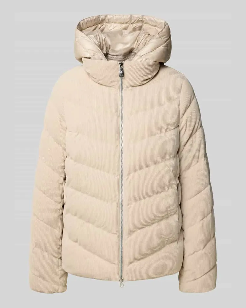 Fuchs Schmitt Regular Fit Steppjacke in Cord-Optik Ecru