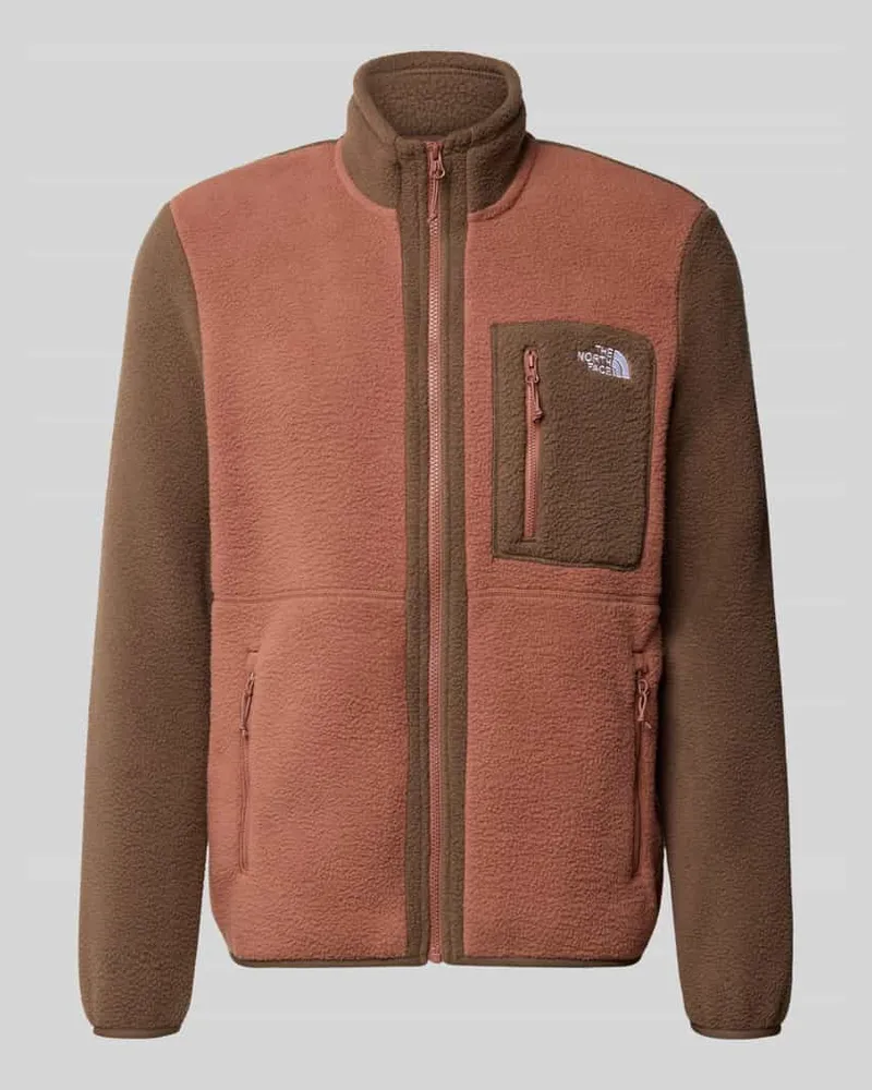 The North Face Fleecejacke mit Stehkragen Modell 'YUMIORI Kupfer