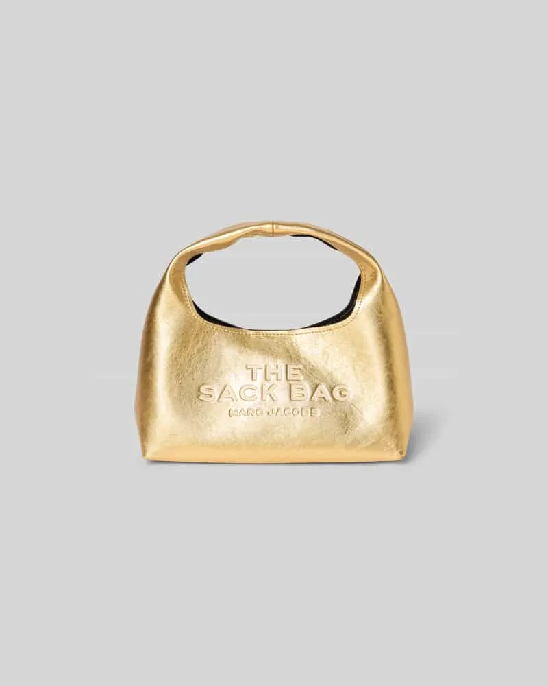 Marc Jacobs Henkeltasche mit Label-Detail Gold