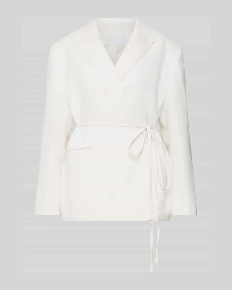 JAKE*S Anzugblazer mit Reverskragen Offwhite