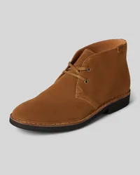 Ralph Lauren Schnürboots aus echtem Leder Modell 'TALAN Cognac