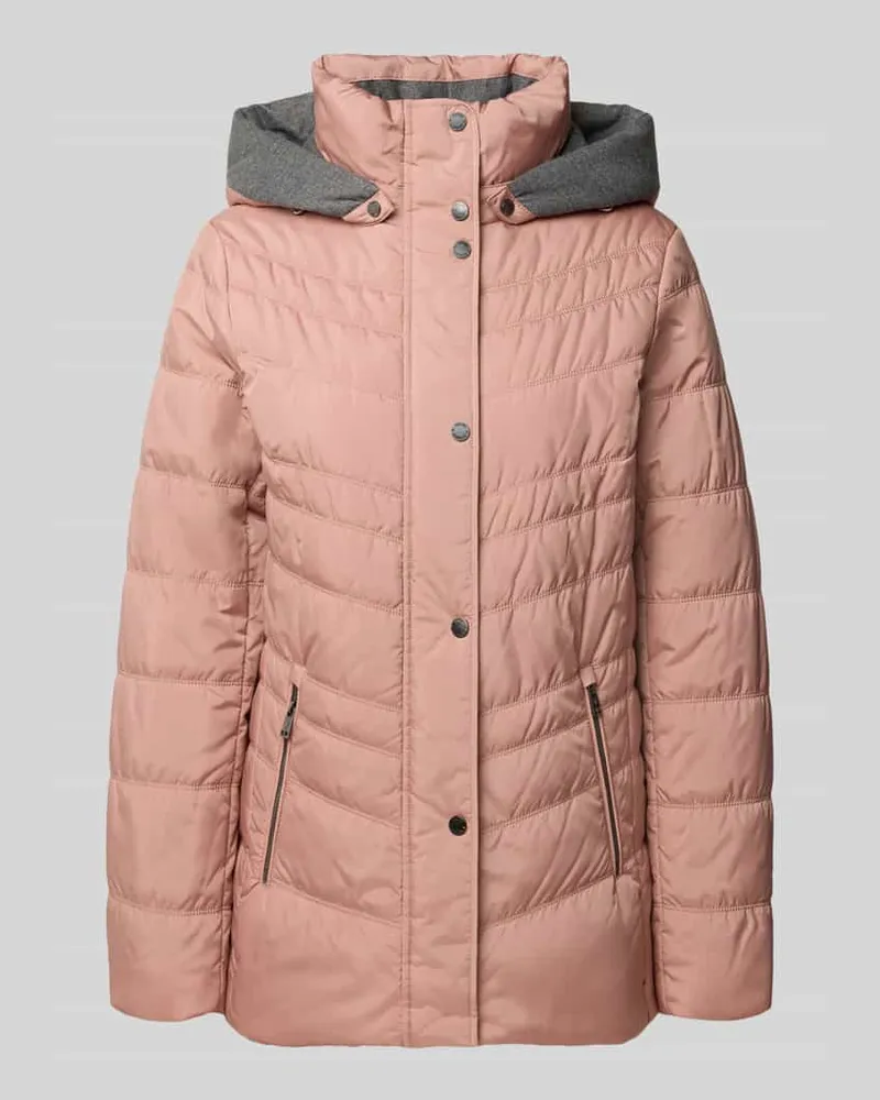 Fuchs Schmitt Jacke in Stepp-Optik mit Kapuze Rose