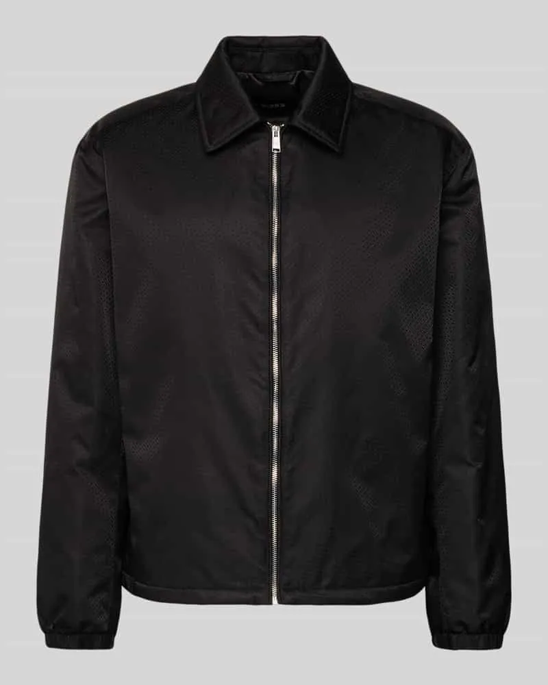 HUGO BOSS Regular Fit Blouson mit Logo-Muster Modell 'H-CRESTELL Black