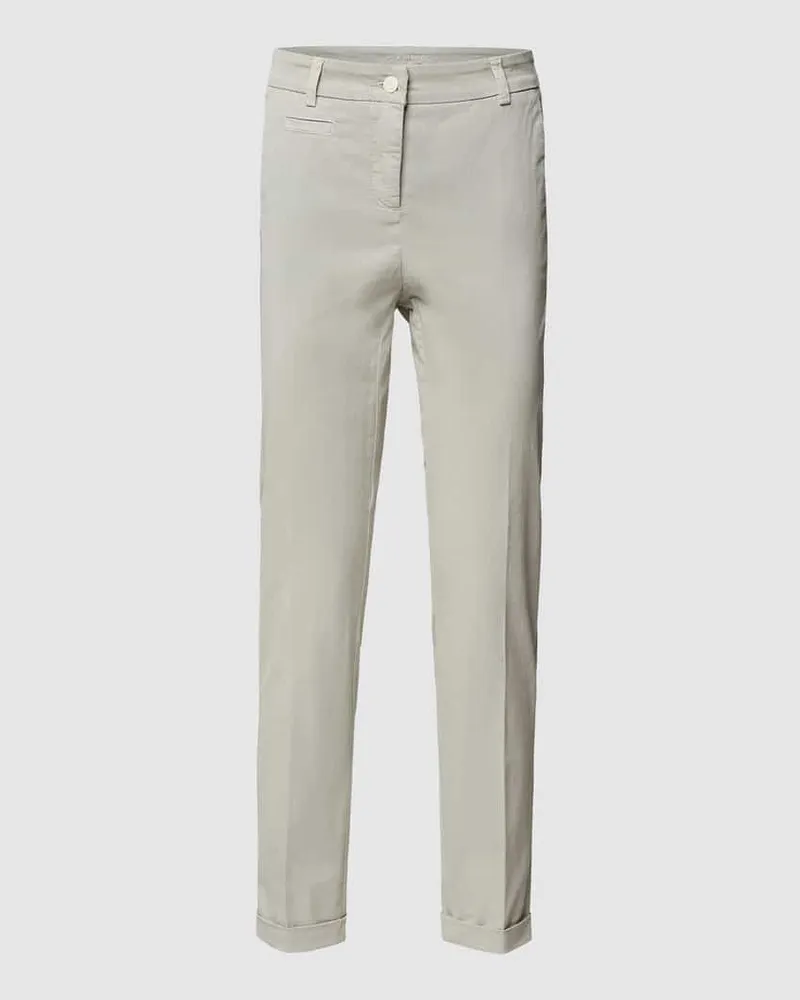 Cambio Hose mit Label-Details Khaki