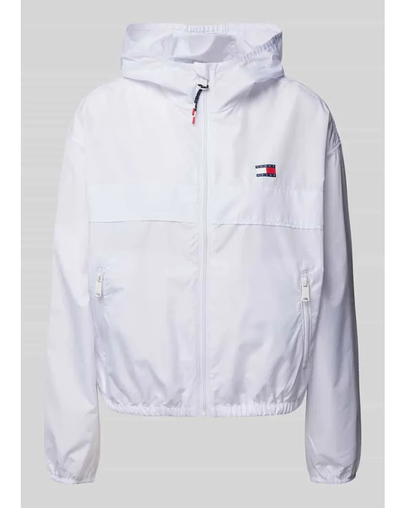 Tommy Hilfiger Jacke mit Label-Print Weiss