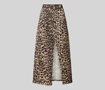 Maxirock mit Animal-Print