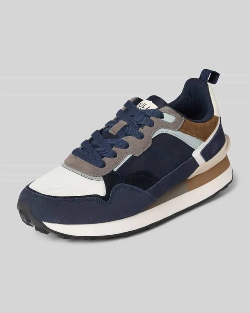 Bullboxer Sneaker mit Kontrastbesatz Marine
