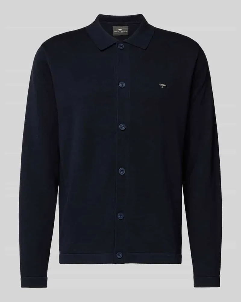 Fynch-Hatton Strickjacke mit Knopfleiste Marine