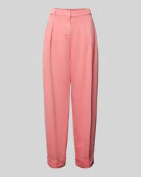 HUGO BOSS Baggy Fit Stoffhose mit Bundfalten Modell 'Timbat Rosa