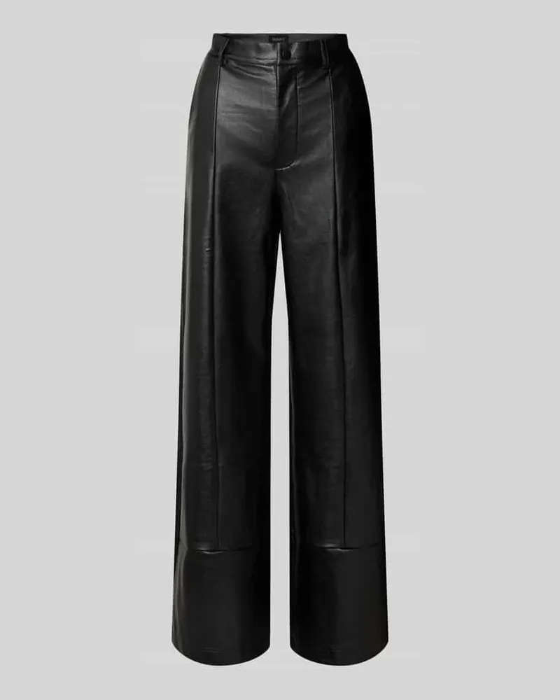 Bardot Stoffhose in Leder-Optik Modell 'MARLOWE Black