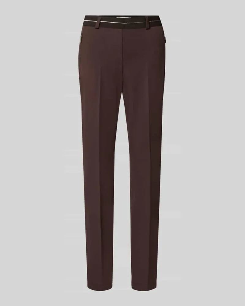 Brax Super Slim Fit Hose aus Viskose-Mix Modell 'LILLYTH Dunkelbraun