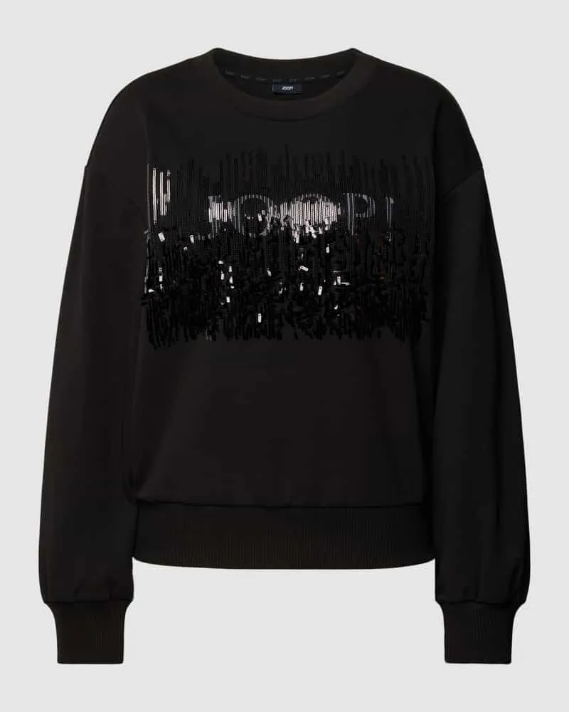 JOOP! Sweatshirt mit Label-Schriftzug Black