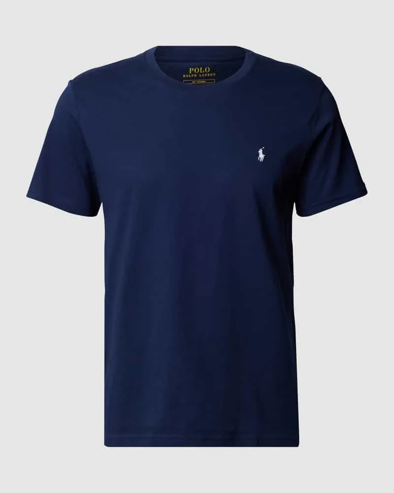 Ralph Lauren T-Shirt mit Logo-Stitching Marine