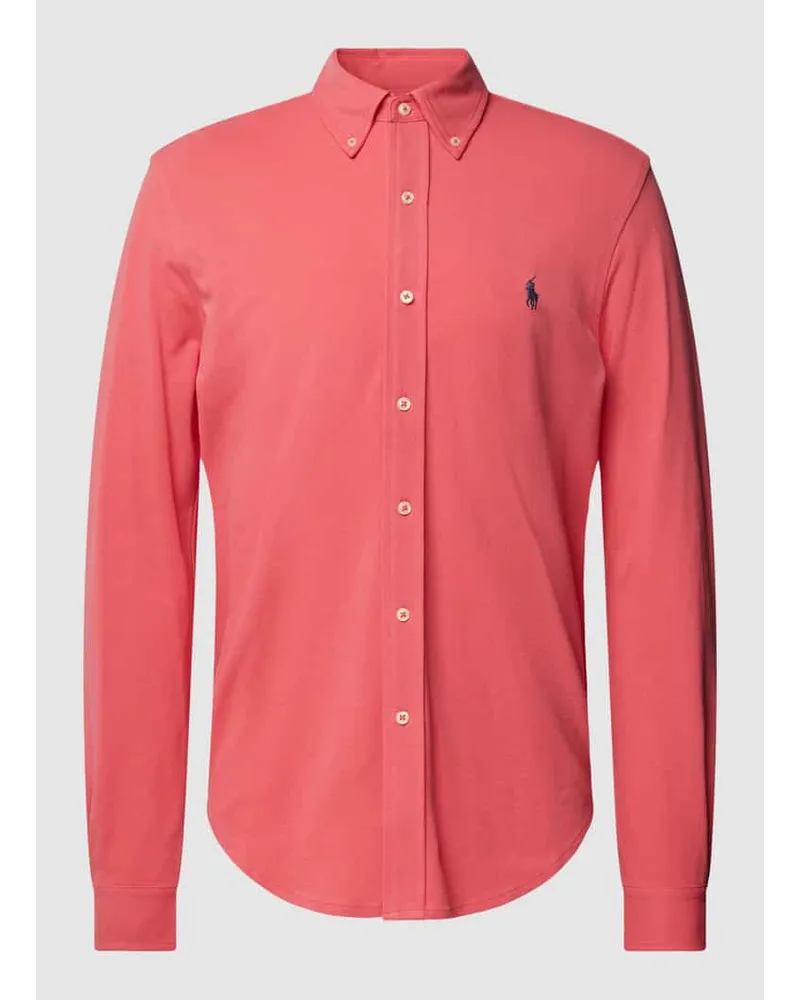 Ralph Lauren Regular Fit Freizeithemd mit Button-Down-Kragen Rot