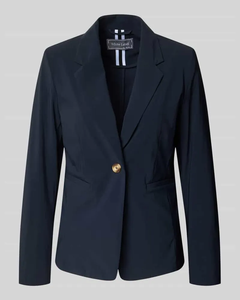 White Label Slim Fit Blazer mit Knopfverschluss Marine