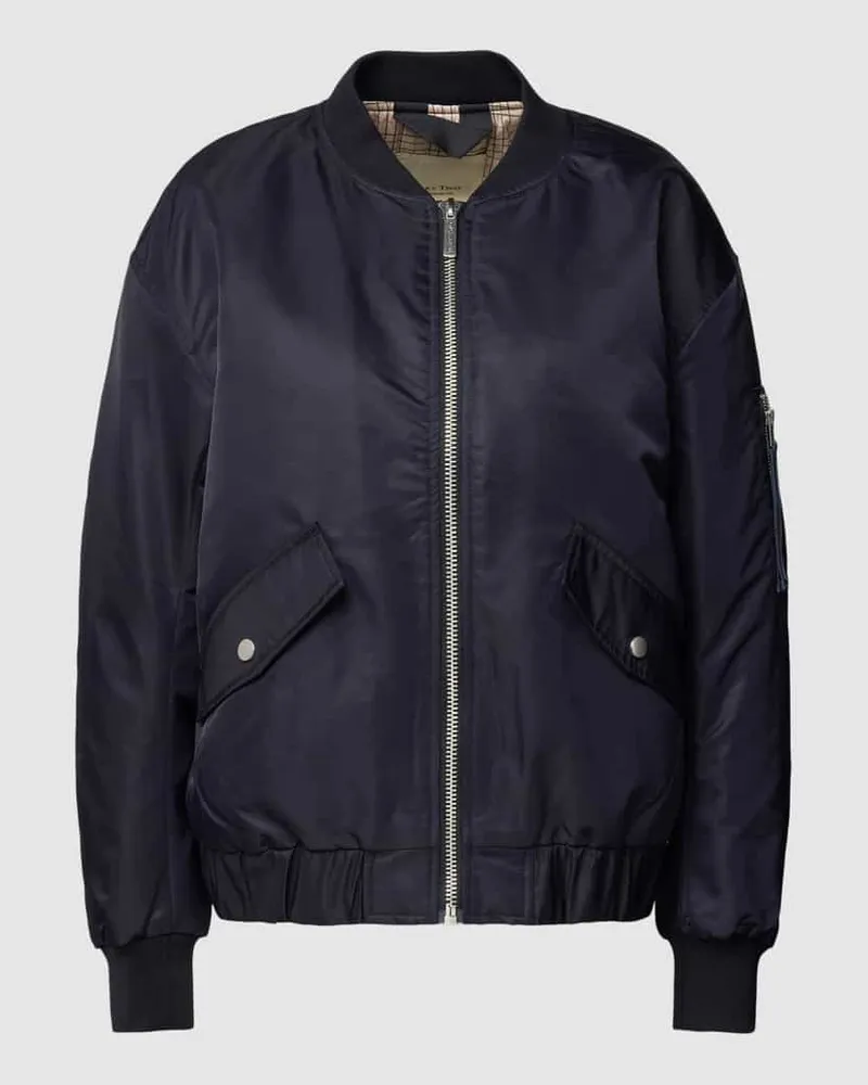 Part Two Bomberjacke mit Reißverschluss Marine