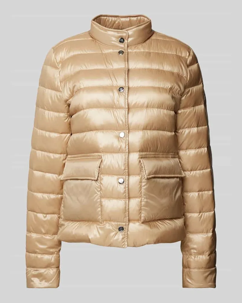 Ralph Lauren Steppjacke mit Druckknopfleiste Sand