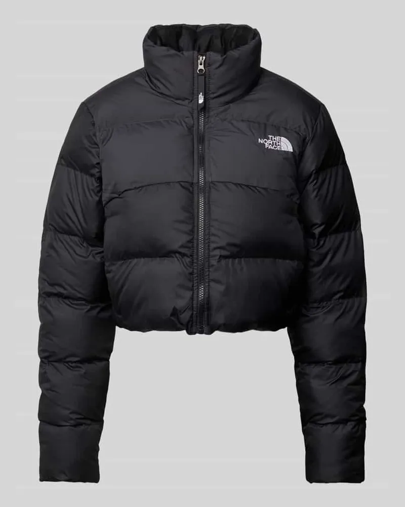 The North Face Cropped Steppjacke mit Stehkragen Modell 'Saikuru Black