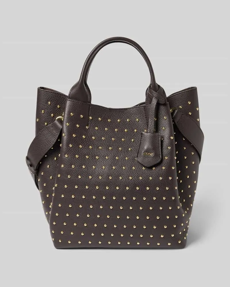 Abro Shopper mit Tragehenkel Dunkelbraun