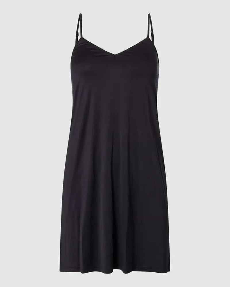 Hanro Unterkleid aus Satin Modell Satin Deluxe Black