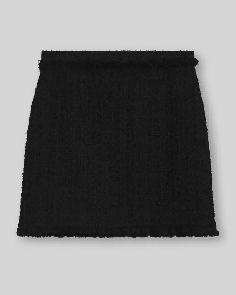 HUGO BOSS Mini-Rock aus Baumwoll-Mix Modell 'VOKILA Black