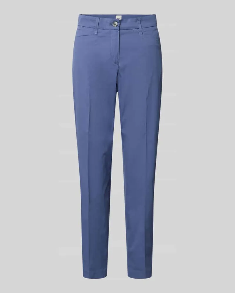 Brax Regular Fit Hose aus Baumwoll-Mix Modell 'MARA S Blau