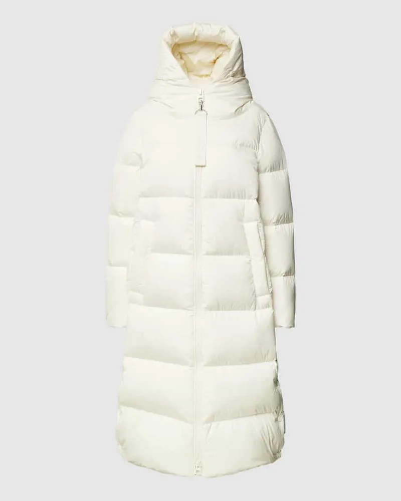 Marc O'Polo Daunenmantel mit Kapuze Offwhite