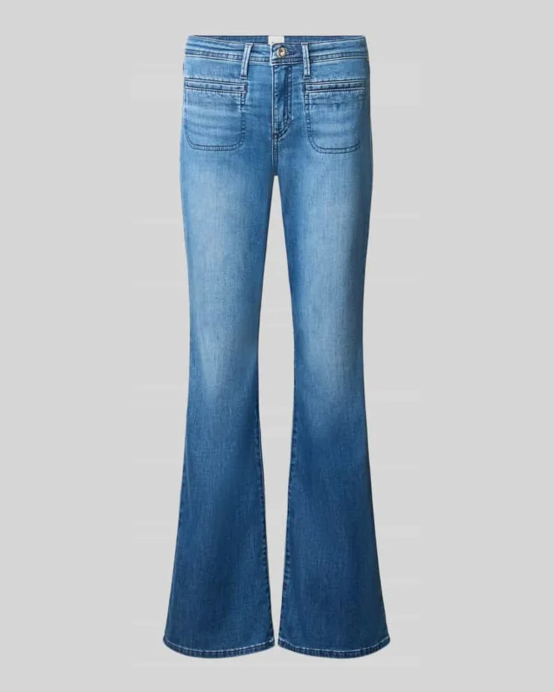 Brax Bootcut-Jeans aus Baumwoll-Mix Modell 'SHAKIRA Hellblau