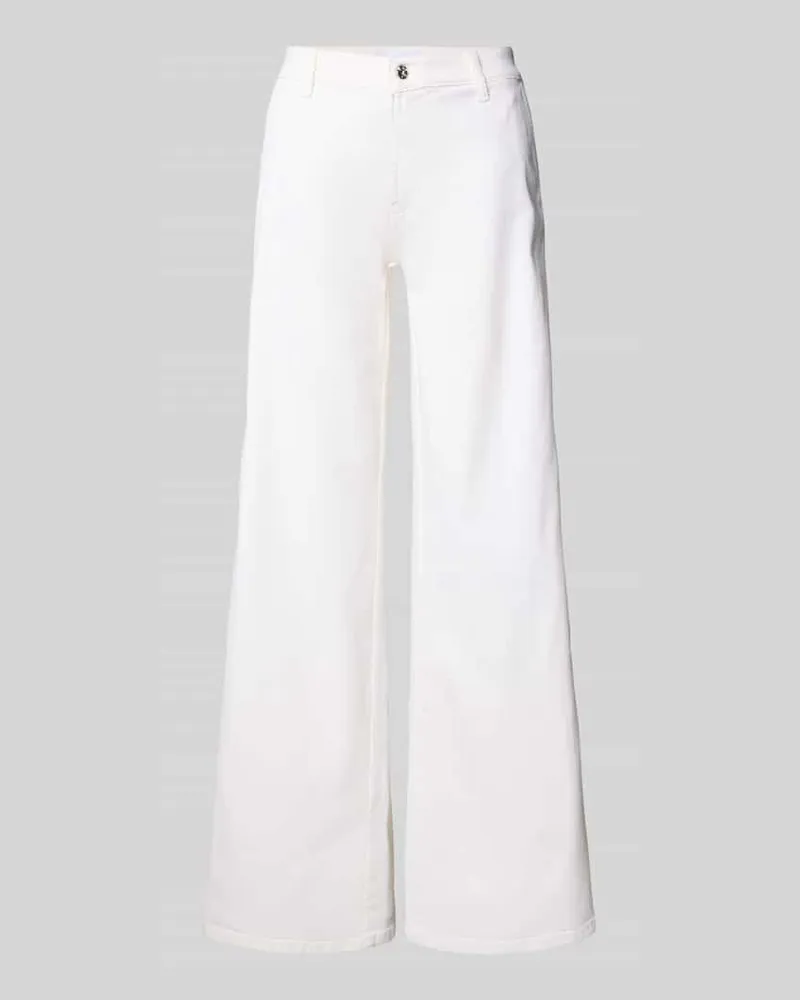 Cambio Jeans mit 5-Pocket-Design Modell 'ALEK Offwhite