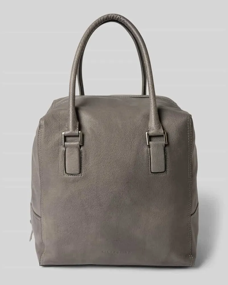 Liebeskind Handtasche aus Leder mit Label-Detail Modell 'KAYLA Anthrazit