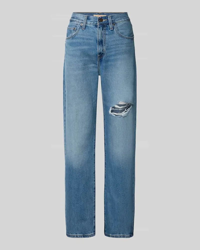 Levi's Relaxed Fit Jeans aus reiner Baumwolle Modell 'EASY DAD Hellblau