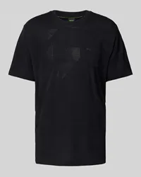 HUGO BOSS T-Shirt mit Rundhalsausschnitt Modell 'Jagged Black