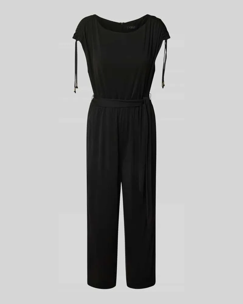 S.Oliver Regular Fit Jumpsuit aus Modal-Mix Black