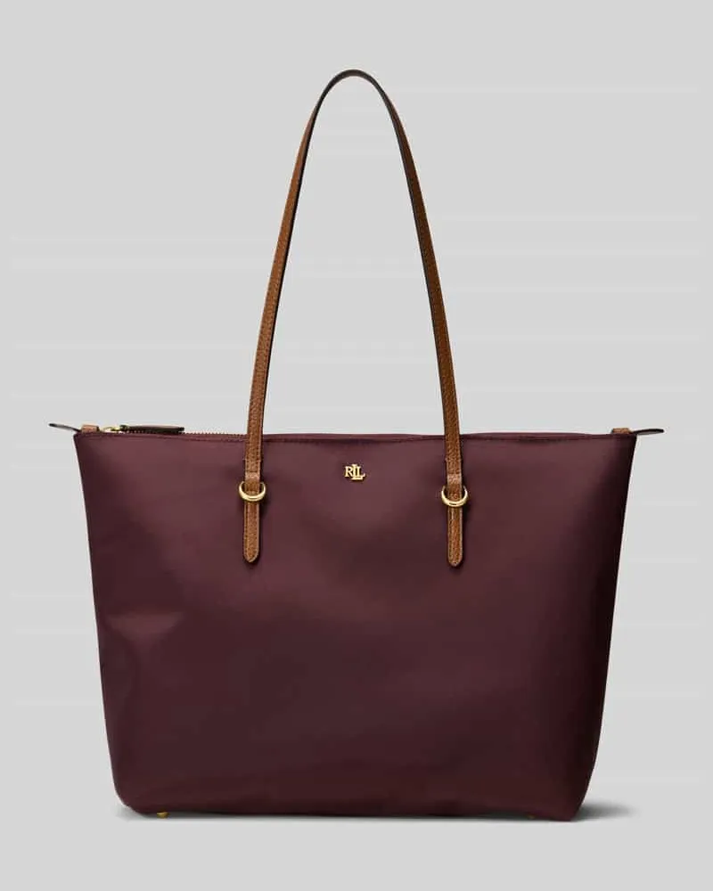 Ralph Lauren Henkeltasche mit Logo-Detail Modell 'KEATON Bordeaux