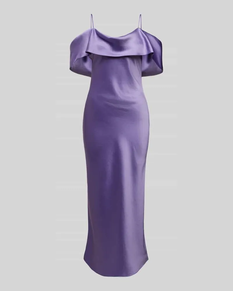 HUGO BOSS Midikleid mit Spaghettiträgern Modell 'Kendala Flieder