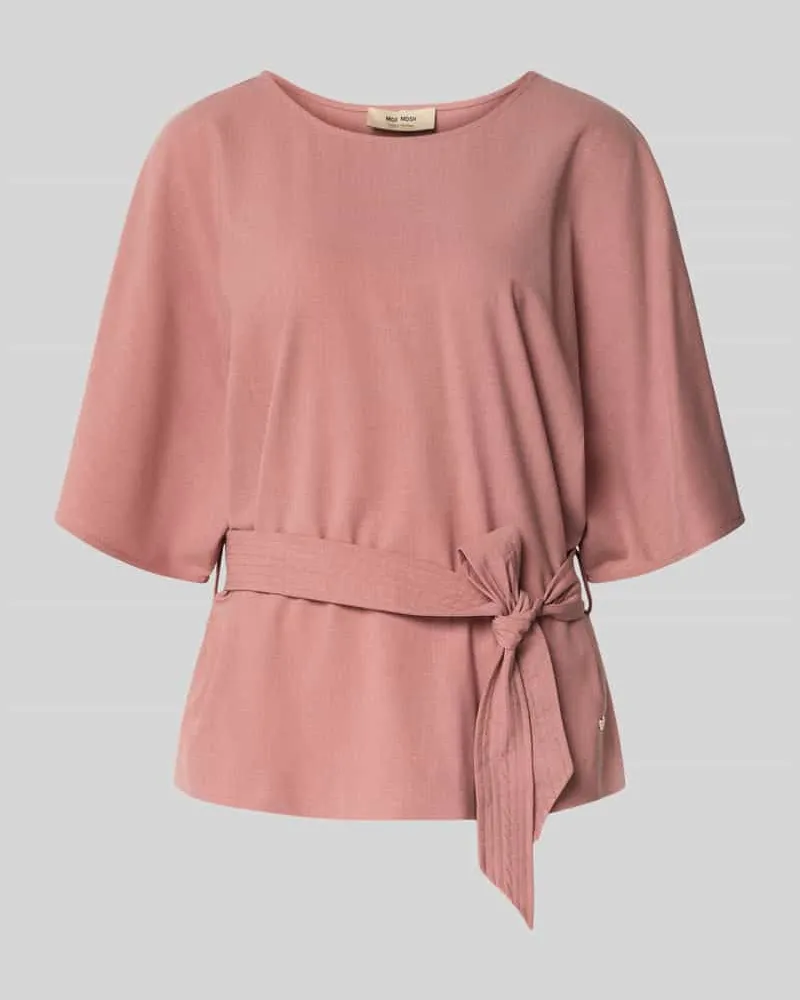 Mos Mosh Relaxed Fit Bluse aus Viskose-Mix Modell 'Rikas Hellrot