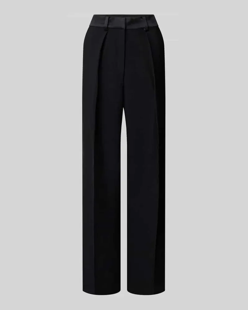 Bardot High Rise Stoffhose mit Gesäßtaschen Black