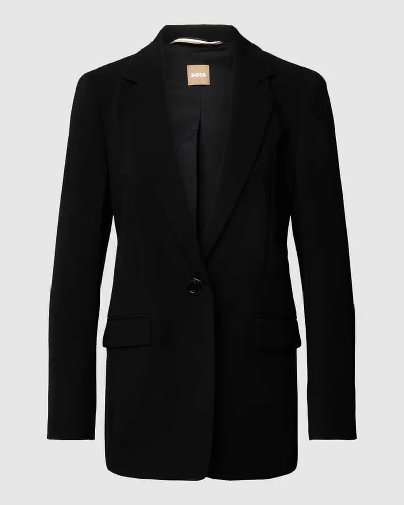 HUGO BOSS Blazer mit Reverskragen Modell 'JOCALUA Black
